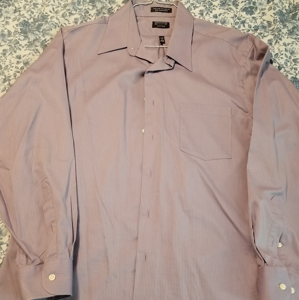 ARROW Men's Dress Shirt Light Lavendar